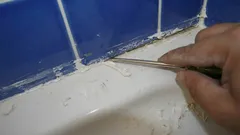 30分でタイルの目地が真っ白に：手軽な漂白方法