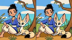 注意力テスト:キツネの絵にある違いをすべて、23秒で見つけよう